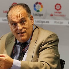 Tebas y el botellazo a Neymar: "Parecía un juego de bolos"