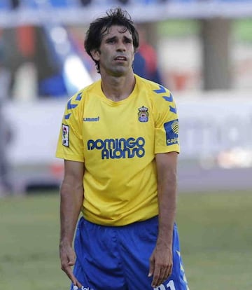 Valeron, ex jugador de Las Palmas en el partido de promoción de ascenso a Primera entre el cuadro canario y el Córdoba
