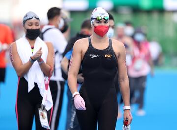 Paula Ruiz finaliza decimosexta en la prueba de natación en aguas abiertas. La fondista terminó sin opciones de llevarse medalla en sus primeros Juegos Olímpicos.