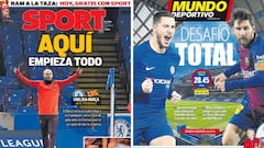 Sólo ojos para el Chelsea en las portadas de Barcelona