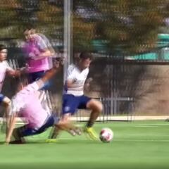 La U ya se ilusiona: el golazo viral de Assadi en la práctica azul