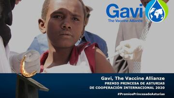 La Alianza para la Vacunaci車n GAVI, premio Princesa de Asturias de Cooperaci車n Internacional
