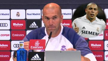 La emoción de Zidane al recordar sus viejos tiempos con Ronaldo