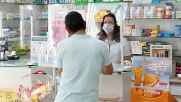 Trabajadores de farmacias afectados por coronavirus