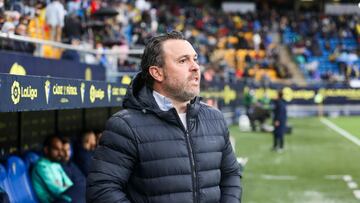 Sergio Gonz&aacute;lez durante el C&aacute;diz - Villarreal.