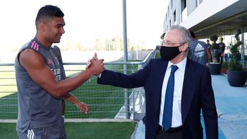 Florentino, a Casemiro: “Siempre recordaré tus 20’ en Dortmund”