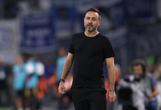 ¡De Zerbi, fulminado!