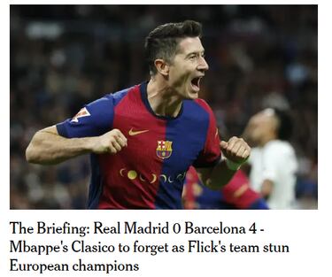 La ‘paliza’ del Barça recorre el mundo