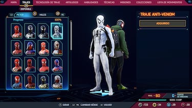 Trajes de Marvel's Spider-Man 2