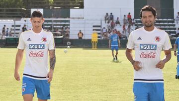 Entrenamiento de la Selecci&oacute;n Colombia en San Juan, Argentina.