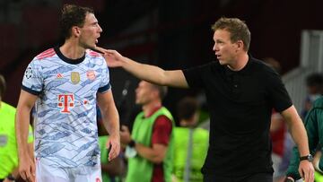 Goretzka y Nagelsmann.