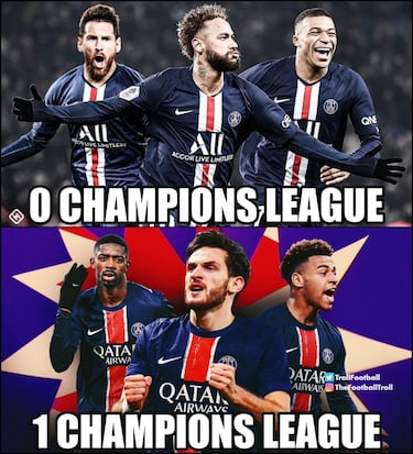 Mbappé, protagonista de los mejores memes de la final de la Champions