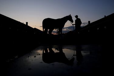 Caballos y el rosa como protagonista: las mejores imágenes del Kentucky Derby