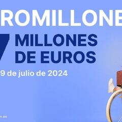 Euromillones: comprobar los resultados del sorteo de hoy, martes 9 de julio