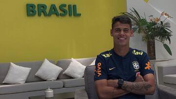 Lucas Freitas, jugador del Promesas del Real Valladolid, convocado por la Sub´20 de Brasil.