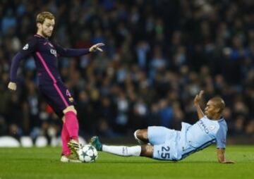 Ivan Rakitic y Fernandinho.