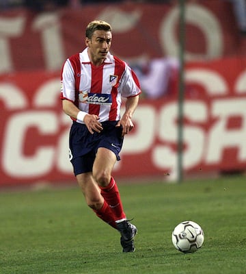 Jugó con el Atlético de Madrid la temporada 02/03