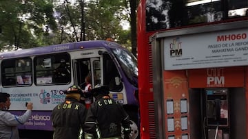 Choque Metrobús en Reforma: heridos y últimas noticias