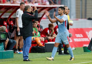 En imágenes Falcao y sus tres goles ante Dijon en Ligue 1