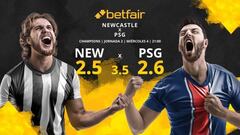 Newcastle United vs. París Saint-Germain: horario, TV, estadísticas, clasificación y pronósticos