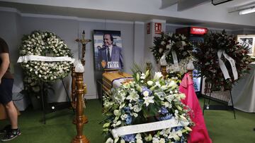 La capilla ardiente de José Ángel Zalba en La Romareda.