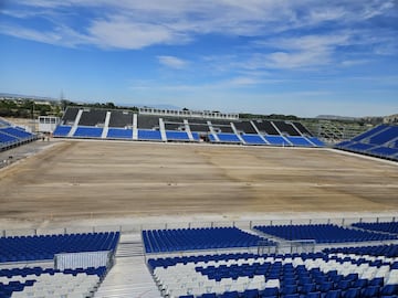 El Real Zaragoza jugará como local las dos próximas temporadas en un campo prefabricado de 20.103 asientos, que permitirá recortar notablemente los plazos de entrega de la Nueva Romareda.