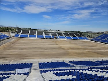El Real Zaragoza jugará como local las dos próximas temporadas en un campo prefabricado de 20.103 asientos, que permitirá recortar notablemente los plazos de entrega de la Nueva Romareda.

