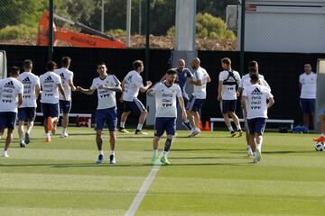 Así fue el entrenamiento de la Selección en Barcelona