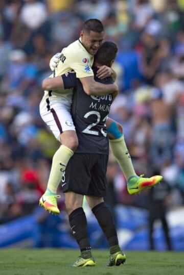 Las Águilas del América terminaron dando una voltereta histórica ante Cruz Azul tras ir perdiendo al medio tiempo por tres goles.