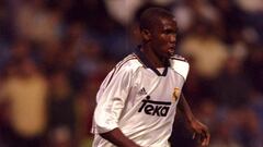 Samuel Eto&#039;o, ex jugador de f&uacute;tbol, durante su etapa en el Real Madrid.