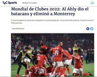 Así reflejaron los medios extranjeros la caída de Rayados