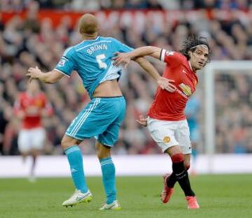 El delantero colombiano fue titular en el Manchester United ante el Sunderland. 