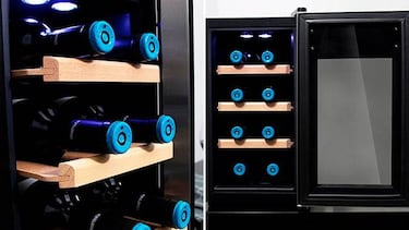 Esta vinoteca tiene espacio para ocho botellas y cuesta menos de 100 euros