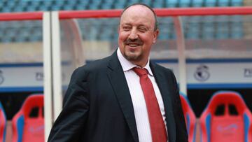 DALIAN, CHINA - JULY 02: Newly-signed coach Rafa Benitez of Dalian Yifang attends a training session at Dalian Sports Center on July 2, 2019 in Dalian, Liaoning Province of China. (Photo by VCG/VCG via Getty Images)