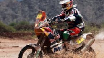 <b>RÍOS DE BARRO. </b>Marc Coma se tuvo que enfrentar a una etapa muy complicada ayer antes de llegar a las primeras dunas importantes del Dakar, el barro fue protagonista.