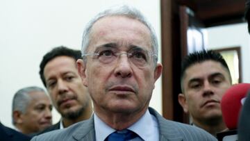 &Aacute;lvaro Uribe V&eacute;lez, expresidente colombiano.