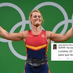 Lydia Valentín: "Sí!!!! Ya es oficial que soy ORO en Londres 2012!!!!"
