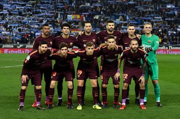 Equipo del Barcelona.