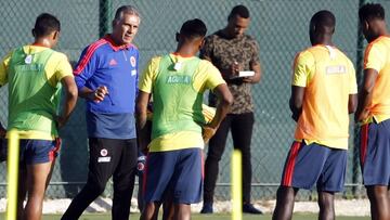 Entrenamiento de la Selección Colombia