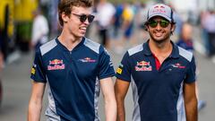 Daniil Kvyat y Carlos Sainz, pilotos de F1