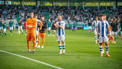 Partido entre R.Ferrol y Leganés estadio A Malata