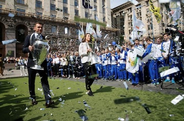 Andriy Shevchenko e Iya Andrushchak. 