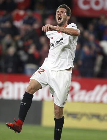 2-0.  Franco Vázquez celebró el segundo gol.