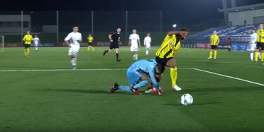 Un doble error de Luca Zidane le costó el partido al Juvenil A