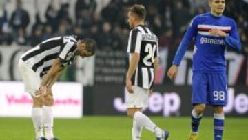 La Juventus cayó derrotada por 1-2 ante la Sampdoria.