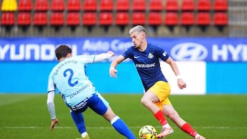 Partido de la jornada 33 de LaLiga Hypermotion entre el Andorra y el Málaga.