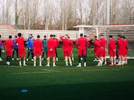 Rubén de la Barrera, entrenador de la Cultural, en la temporada 25-26.