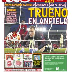 "Trueno en Anfield", "El mayor ridículo de la historia", "Increíble"...