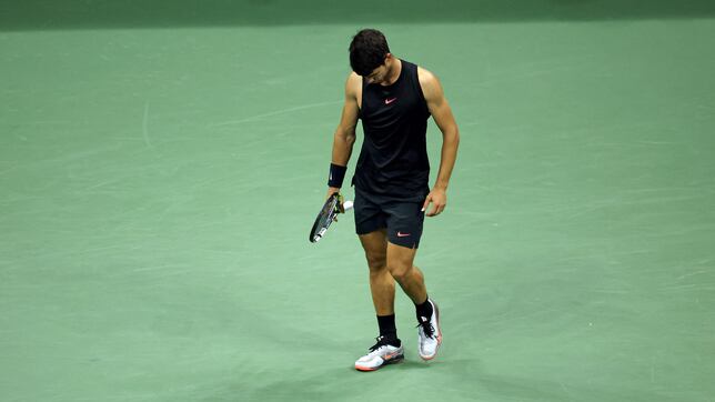 Desastre total de Carlos Alcaraz en el US Open