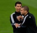 Cristiano y Pepe, los últimos en incorporarse con Portugal